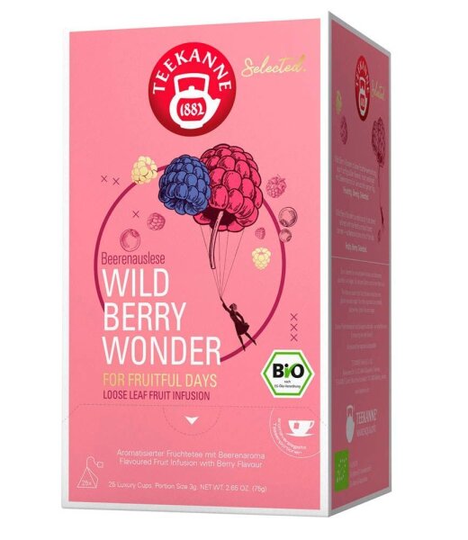 TEEKANNE Bio Luxury Cup Wild Berry Wonder Bio-Tee 25 Portionen