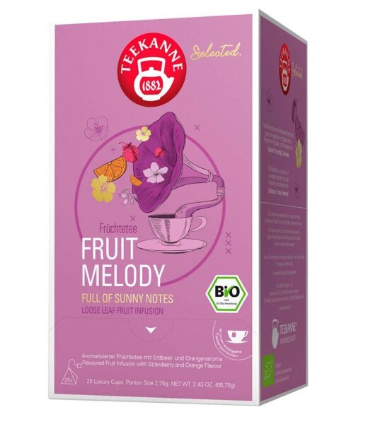 TEEKANNE Bio Luxury Cup Fruit Melody Bio-Tee 25 Portionen