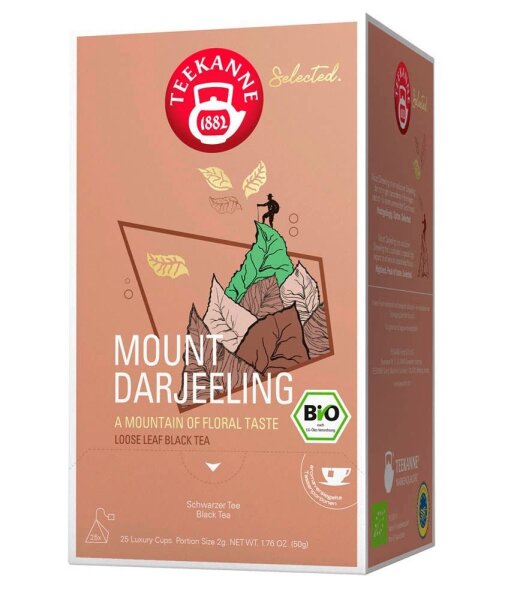 TEEKANNE Bio Luxury Cup Mount Darjeeling Bio-Tee 25 Portionen
