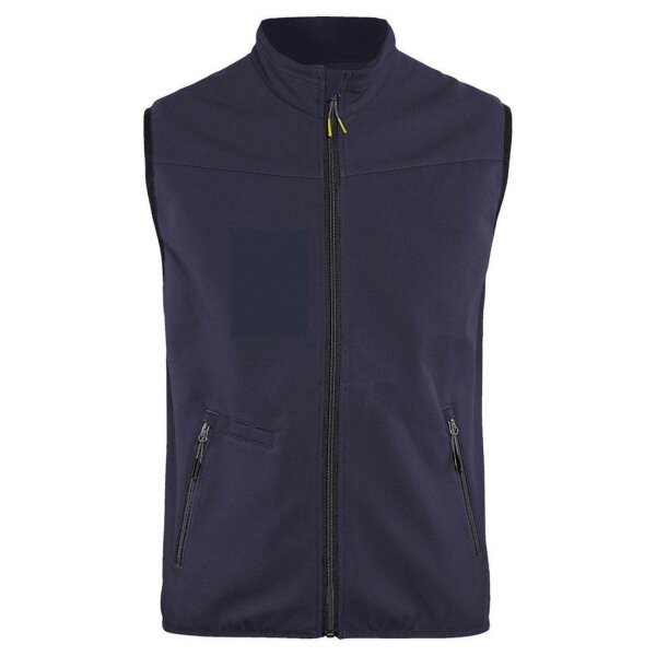 BLAKLÄDER® unisex Softshellweste 3850 marine, schwarz Größe M