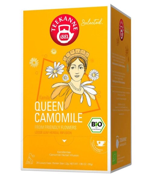 TEEKANNE Bio Luxury Cup Queen Camomile Bio-Tee 25 Portionen