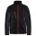 BLAKLÄDER® unisex Softshelljacke 4950 schwarz, rot Größe 3XL