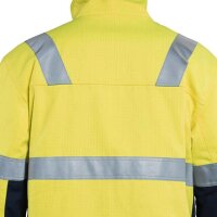 BLAKLÄDER® unisex Warnjacke Winter 4069 gelb, marine Größe XS