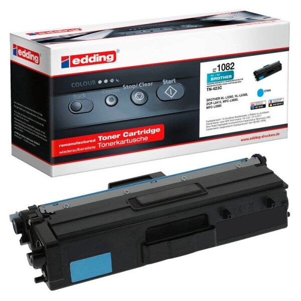 edding EDD-1082  cyan Toner kompatibel zu brother TN-423C