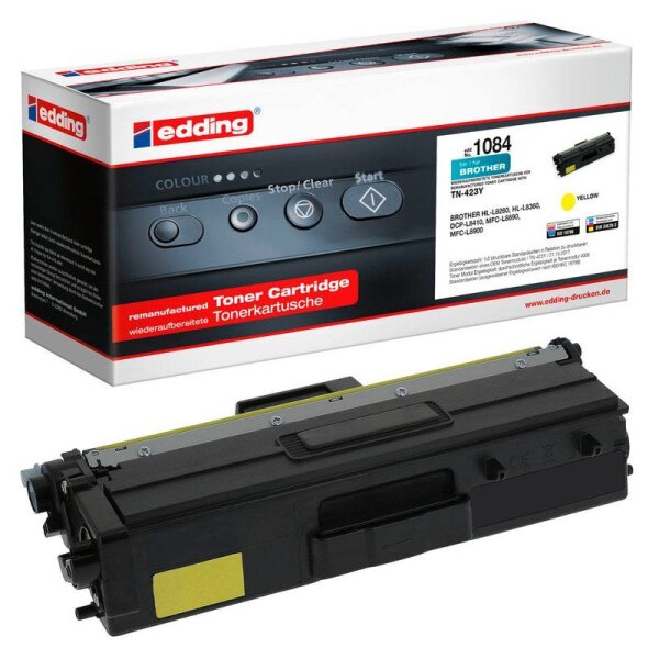 edding EDD-1084  gelb Toner kompatibel zu brother TN-423Y