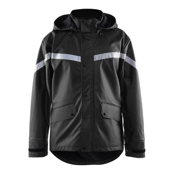 BLAKLÄDER® unisex Regenjacke 4305 schwarz Größe XS
