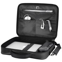 hama Laptoptasche Miami Kunstfaser schwarz 216521 bis 39,6 cm (15,6 Zoll)