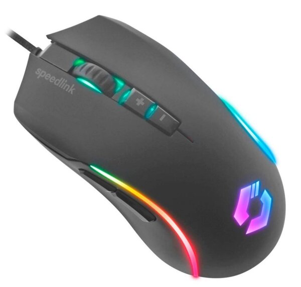 speedlink ZAVOS Gaming Maus kabelgebunden schwarz