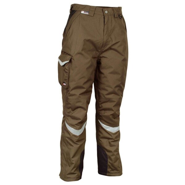 COFRA® Herren Winter-Arbeitshose FROZEN schlamm Größe 50