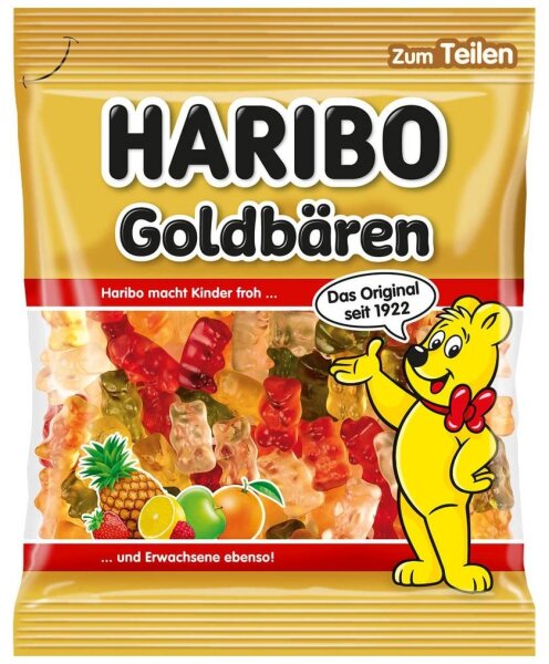 HARIBO Goldbären Fruchtgummi 175,0 g, 1 Pack
