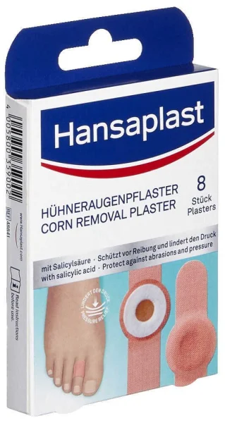 Hansaplast Hühneraugen-Pflaster 50430 beige,...