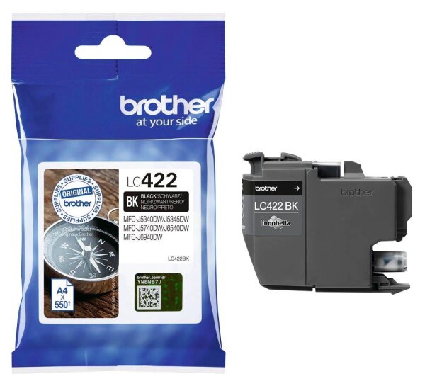 brother LC-422BK schwarz Druckerpatrone