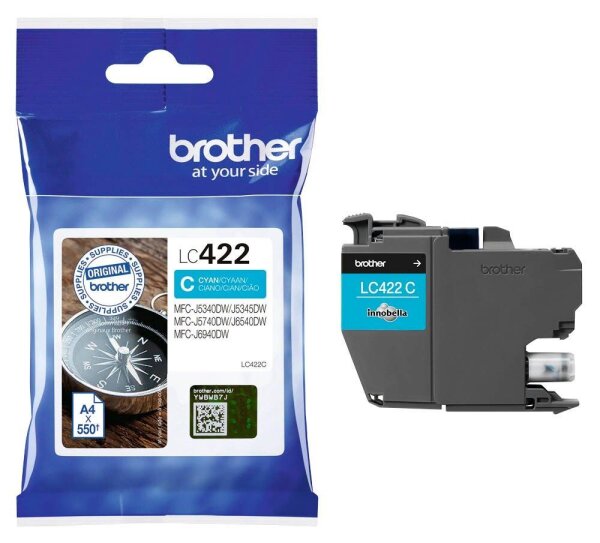 brother LC-422C cyan Druckerpatrone