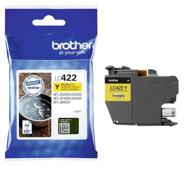 brother LC-422Y gelb Druckerpatrone