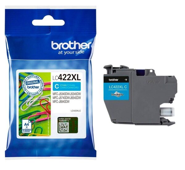 brother LC-422XLC cyan Druckerpatrone