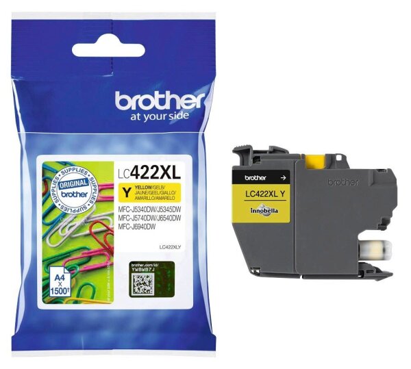 brother LC-422XLY gelb Druckerpatrone
