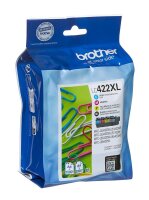 brother LC-422XLVAL schwarz, cyan, magenta, gelb...