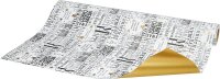 JUNG SCHÖNER VERPACKEN Geschenkpapier Wishes Schrift mehrfarbig beidseitig bedru