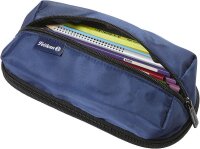 Pelikan Schlampermäppchen Quattro Twill dunkelblau, 22,3 x 11,0 cm