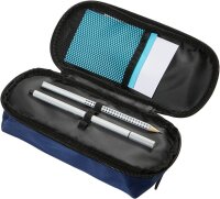 Pelikan Schlampermäppchen Quattro Twill dunkelblau, 22,3 x 11,0 cm