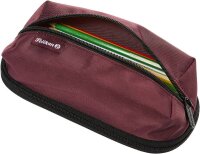 Pelikan Schlampermäppchen Quattro Twill bordeaux, 22,3 x 11,0 cm