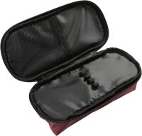 Pelikan Schlampermäppchen Quattro Twill bordeaux, 22,3 x 11,0 cm