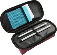 Pelikan Schlampermäppchen Quattro Twill bordeaux, 22,3 x 11,0 cm