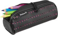 Pelikan Schlampermäppchen Quattro Lasercut schwarz /pink, 21,5 x 7,0 cm