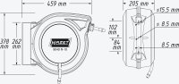HAZET Schlauchaufroller 9040N-10 15,0 m