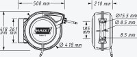 HAZET Schlauchaufroller 9040N-13 15,0 m