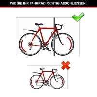 Master Lock® Fahrradschloss 8195EURDPRO schwarz, 1 St.