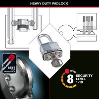 Master Lock® Vorhängeschloss M1EURDLJ silber, 1 St.