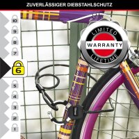 Master Lock® Fahrradschloss 8275EURDPROBLK schwarz 1,0 m, 1 St.