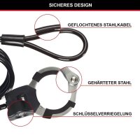 Master Lock® Fahrradschloss 8275EURDPROBLK schwarz 1,0 m, 1 St.