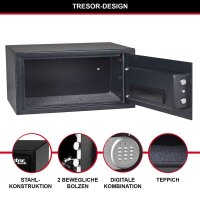 Master Lock® Tresor X075ML schwarz 43,0 x 37,0 x 18,0 cm