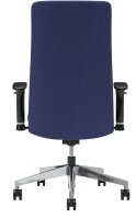 Nowy Styl Bürostuhl Nero Lux Stoff blau, Gestell alu