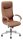 Nowy Styl Chefsessel Nova Steel Leder braun, Gestell alu