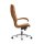 Nowy Styl Chefsessel Nova Steel Leder braun, Gestell alu