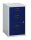 BISLEY Home Standcontainer lichtgrau, oxfordblau 3 Auszüge Kunststoff-Muldengriff schwarz 41,3 x 40,0 x 67,2 cm