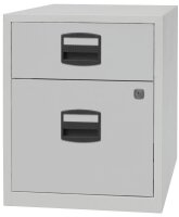 BISLEY Home Rollcontainer lichtgrau 2 Auszüge 41,3 x 40,0 x 52,8 cm