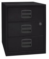 BISLEY Home Rollcontainer schwarz 3 Auszüge 41,3 x...
