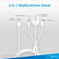 XLAYER Induktive Ladestation weiß, Kabellänge: 1,5 m, 22,5 Watt