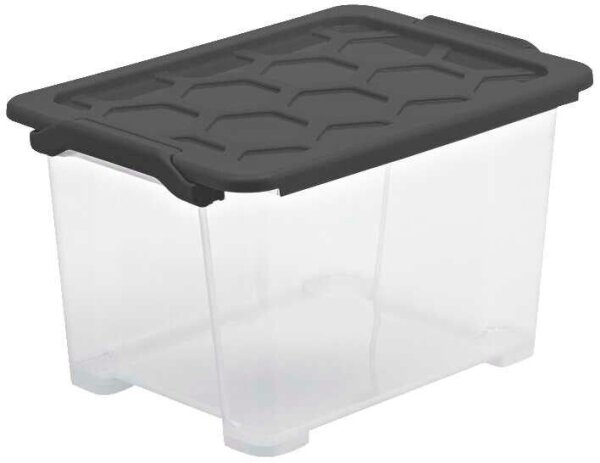 rotho Evo Safe Keeping Aufbewahrungsboxen 15,0 l anthrazit 39,9 x 28,3 x 23,0 cm, 1 St.