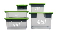 rotho Evo Safe Keeping Aufbewahrungsboxen 15,0 l anthrazit 39,9 x 28,3 x 23,0 cm, 1 St.