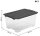 rotho Evo Safe Keeping Aufbewahrungsboxen 44,0 l anthrazit 59,0 x 39,5 x 28,0 cm, 1 St.