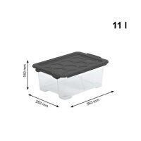 rotho Evo Safe Keeping Aufbewahrungsboxen 11,0 l...