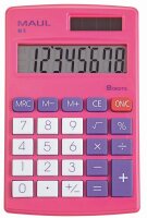 MAUL M 8 Taschenrechner pink