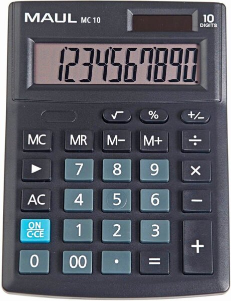 MAUL MC 10 Tischrechner schwarz