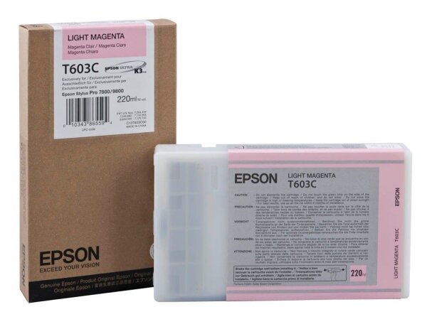 EPSON T603C light magenta Druckerpatrone