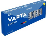 VARTA Batterien ENERGY Alkali-Mangan Mignon AA 1,5 V, 10 St.